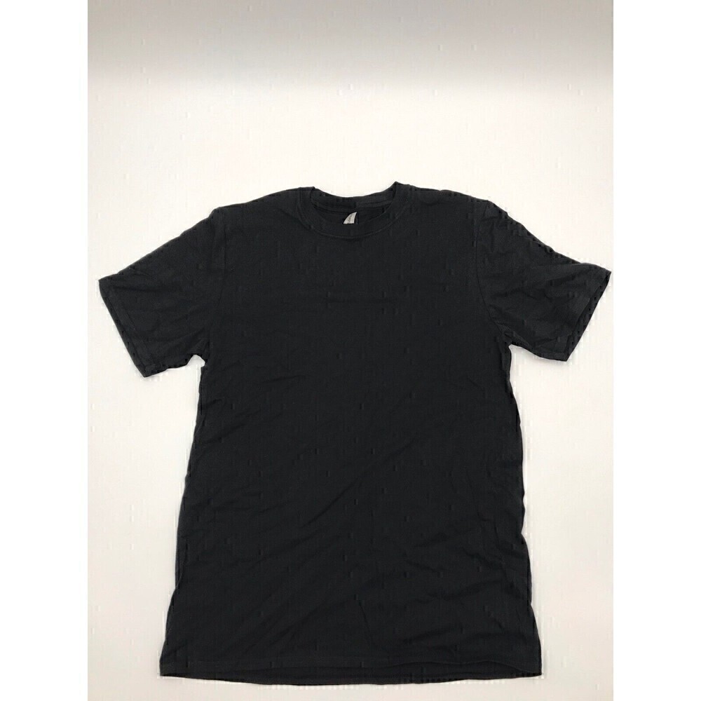 Gildan Men’s Soft Style Crew-Neck in Black size Medium